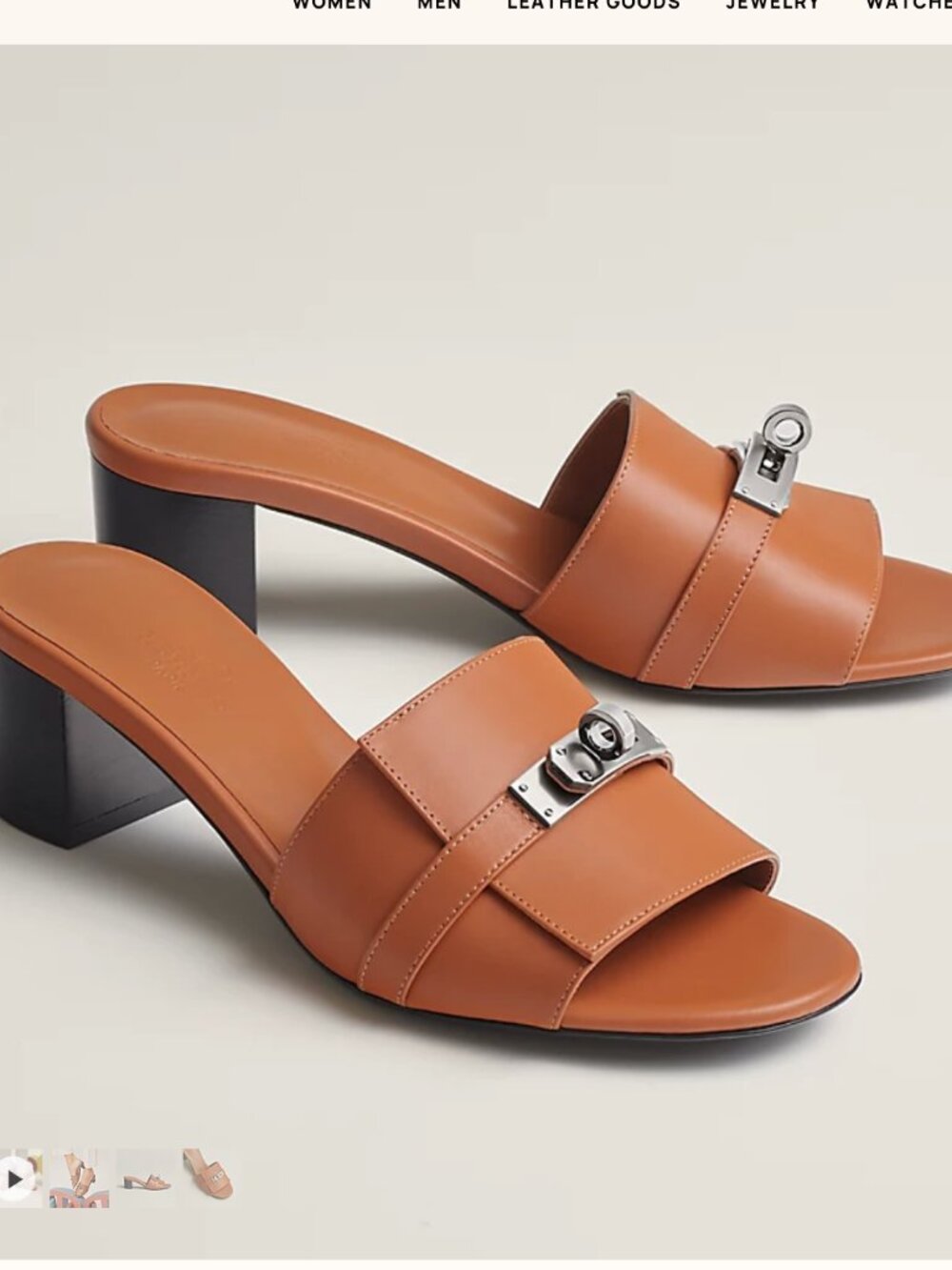 Hermes Gigi 50 sandal - comes w box and dust bags!!!